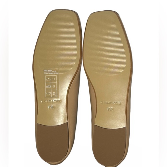 NWOB Everlane The Ballet Flat in Blush Tan Italian Leather with Square Toe, 9.5 - Picture 13 of 16